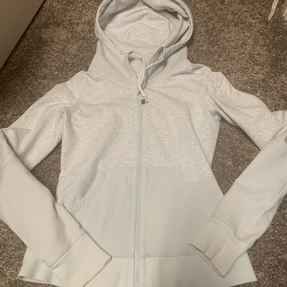 Lululemon zip up hooded jacket sz 4